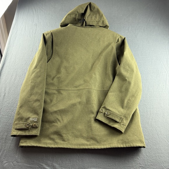 LL Bean Jacket Mens L Green Tek 3-in-1 All Season Parka Hooded Primaloft 284416* - Picture 3 of 14
